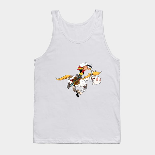 Lucky Luke Tank Top by FanartFromDenisGoulet